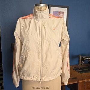 Adidas Originals Women's Chalk White 90s Style Track Jacket FM1929